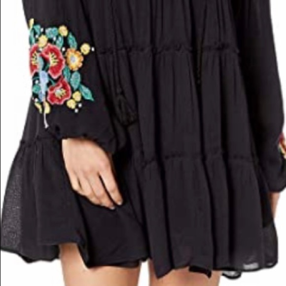 🆕 Free People Spell On You Embroidered Mini Dress - Picture 10 of 13